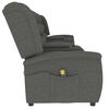 vidaXL Fauteuil de massage inclinable avec porte-gobelets 4 places