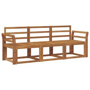 vidaXL Ensemble de canap&eacute;s d'ext&eacute;rieur 3 pcs Naturel