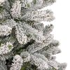 vidaXL Sapin de No&euml;l artificiel Vert et blanc 300 cm PVC et m&eacute;tal