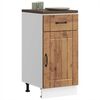vidaXL Armoire de cuisine Lucca vieux bois bois ing&eacute;nierie