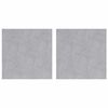 vidaXL Nez de marche 2 pc 30 x 30 cm Argent&eacute; Aluminium Carr&eacute;