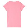 T-shirt pour enfants rose vif 116