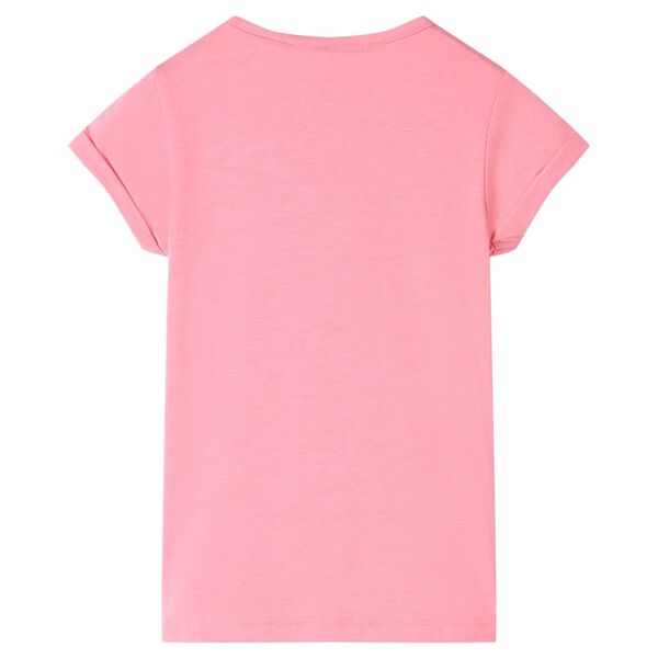 T-shirt pour enfants rose vif 116