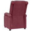 vidaXL Fauteuil inclinable Rouge bordeaux Tissu