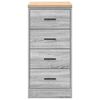 vidaXL Armoire de rangement de garage sonoma gris 40x51x85 cm bois pin