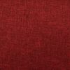 vidaXL Canap&eacute; inclinable &agrave; 2 places Rouge bordeaux Tissu