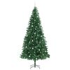 vidaXL Sapin de No&euml;l artificiel Vert 300 cm PVC, m&eacute;tal et plastique