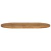 vidaXL Dessus de table 100x40x3,8 cm ovale bois massif de manguier