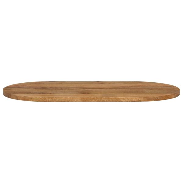 vidaXL Dessus de table 100x40x3,8 cm ovale bois massif de manguier