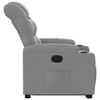 vidaXL Fauteuil inclinable Gris clair Tissu