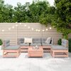 vidaXL Salon de jardin 6 pcs bois massif sapin de douglas