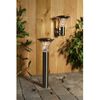 Luxform Lampe solaire murale LED de jardin Reims Acier inoxydable