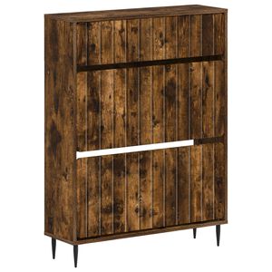 vidaXL Cabinet &agrave; chaussures ZWOLLE 78 x 24 x 103 cm Bois d'ing&eacute;nierie