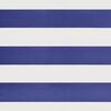 vidaXL Auvent r&eacute;tractable automatique bleu et blanc 5x3 m