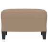 vidaXL Repose-pied Cappuccino 60x50x41 cm Similicuir