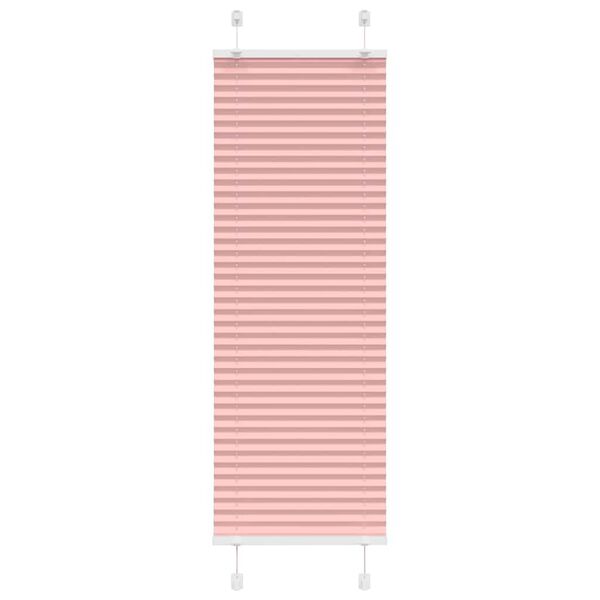 vidaXL Store pliss&eacute; rose 50x100 cm largeur du tissu 49,4 cm polyester