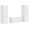 vidaXL Ensemble meuble TV 5 pc Blanc Bois d'ing&eacute;nierie