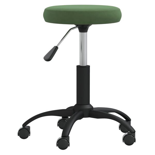 vidaXL Chaise de salle &agrave; manger Vert fonc&eacute; Velours