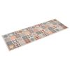 vidaXL Tapis de cuisine lavable Couleur mosaïque 45x150 cm