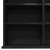 vidaXL Meuble CD Chêne noir 101 x 23 x 177.5 cm Bois d'ingénierie
