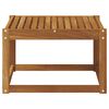 vidaXL Table de jardin Bois d'Acacia Massif Naturel 59 x 59 x 37 cm