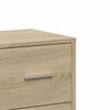 vidaXL Buffets 2 pcs ch&ecirc;ne sonoma 60x31x84 cm bois d'ing&eacute;nierie