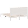 vidaXL Cadre de lit extra long sans matelas 160x210 cm bois massif