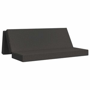 vidaXL Canap&eacute;-lit pliable 200 x 67 x 45 cm Gris fonc&eacute;