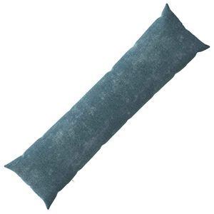vidaXL Housse de coussin HEERLEN Bleu 40 x 145 cm Tissu Chenille