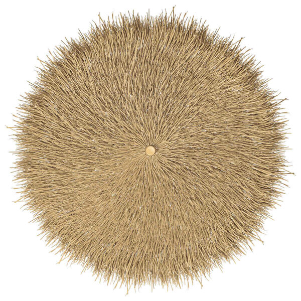 vidaXL Parasol en bambou avec toit en feuille de bananier 210 cm