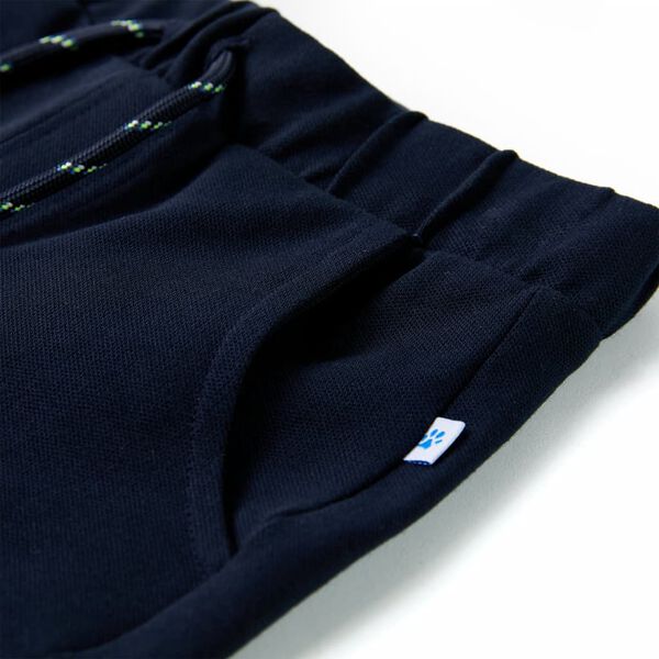 Short pour enfants avec cordon de serrage bleu marine 116