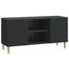 vidaXL Meuble TV 102 x 34,5 x 50 cm Noir Bois d'ing&eacute;nierie