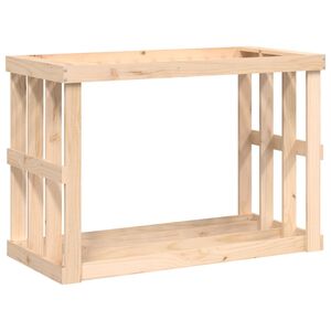 vidaXL Porte-b&ucirc;ches d&rsquo;ext&eacute;rieur 108x52x74 cm Bois massif de pin