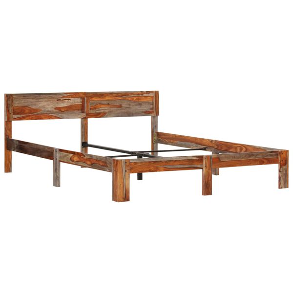 vidaXL Cadre de lit sans matelas bois massif 140x200 cm