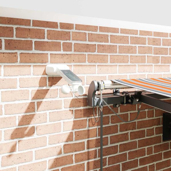 vidaXL Tissu de auvent avec Multicolore 450 &times; 300 cm Polyester