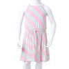 Robe pour enfants avec cordon de serrage sans manches rose 116
