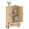 vidaXL Buffet haut ch&ecirc;ne sonoma 69,5x31x115 cm bois d'ing&eacute;nierie