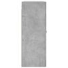 vidaXL Armoires murales 2 pcs gris b&eacute;ton bois d'ing&eacute;nierie
