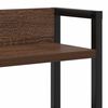 vidaXL T&ecirc;te de lit de rangement Ch&ecirc;ne marron 160 cm Bois d'ing&eacute;nierie