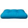 vidaXL Coussin de palette bleu clair 58x58x10 cm tissu
