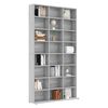 vidaXL Armoire à CD Sonoma gris 102x23x177,5 cm Bois d'ingénierie