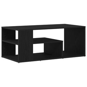 vidaXL Table basse Ch&ecirc;ne noir 100 x 50 x 40 cm Bois d'ing&eacute;nierie
