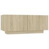 vidaXL Table de chevet ch&ecirc;ne sonoma 100x35x40 cm bois d'ing&eacute;nierie