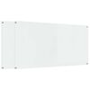 vidaXL Cr&eacute;dence de cuisine 2 pcs Transparent 120 x 60 cm verre tremp&eacute;