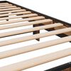 vidaXL Cadre de lit sans matelas chêne fumé 75x190 cm