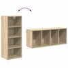 vidaXL Armoire suspendue avec stockage Ch&ecirc;ne Sonoma 40 x 29,5 x 100 cm