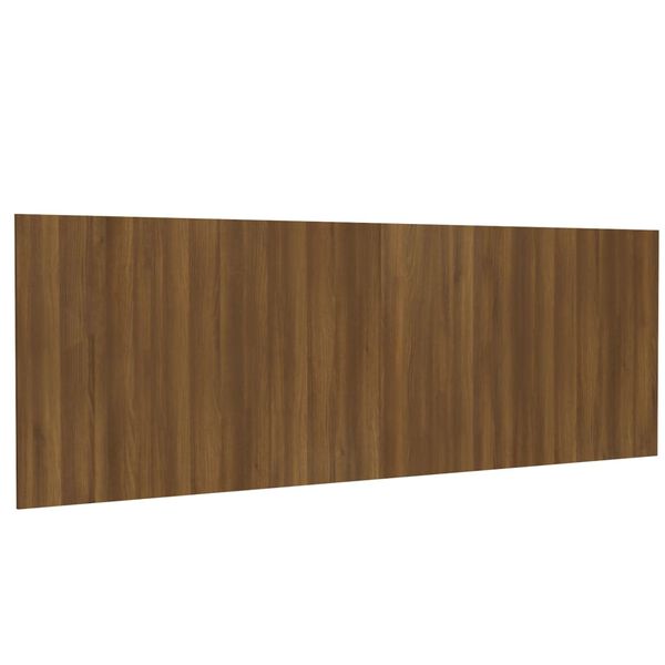 vidaXL T&ecirc;te de lit murale Ch&ecirc;ne marron 240x1,5x80 cm Bois d'ing&eacute;nierie