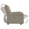 vidaXL Fauteuil de massage inclinable à 2 places gris clair