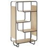 vidaXL Buffet haut Ch&ecirc;ne Sonoma 80 x 37,5 x 144 cm Bois d'ing&eacute;nierie