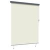 vidaXL Store enrouleur Rayé Crème 200 x 250 cm Tissu et Aluminium